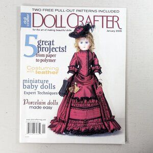 DOLL CRAFTER magazine JAN 2006, vintage classic polymer doll making magazine